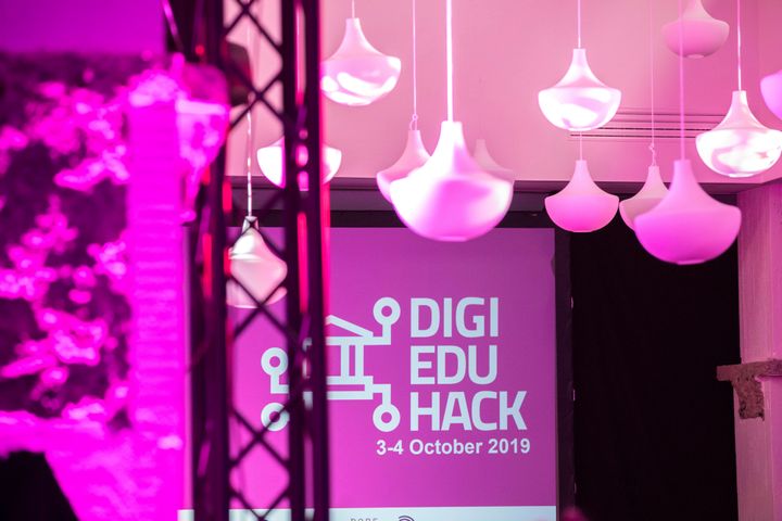 DigiEduHack-hackathonin päätapahtuma pidettiin Aalto-yliopistossa 3.-4.10.2019. Kuva: Aalto-yliopisto / Mikko Raskinen.