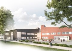Kaurialan koulun rakentaminen on edennyt aikataulussa. Koulutyön on määrä alkaa uudessa koulussa alkuvuodesta 2023.