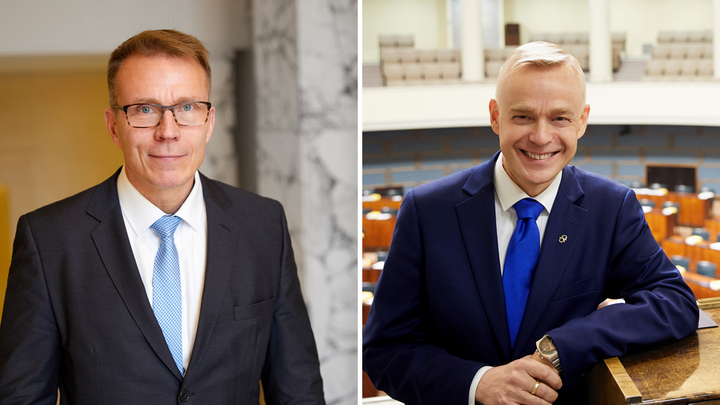 Jukka Kopra ja Timo Heinonen. Kuvaaja: Mikko Mäntyniemi.