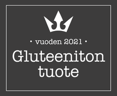 Vuoden 2021 gluteeniton tuote -logo