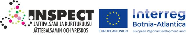 Logotyper: Interreg Botnia-Atlantica och INSPECT-projektet