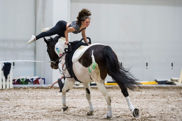 Vikellys kuuluu Helsinki Horse Fair -messujen ohjelmaan.  Kuva: Messukeskus.