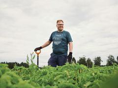 Tapio Knuuttila Frex-pellolla. Kuva: Skabam Oy.