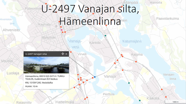 Förnyandet av Vånå bro är ett krävande projekt, nuvarande bro rivs och den nya byggs i vattendrag över båtled i svåra grundläggningsförhållanden.