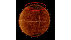 KUVA 1: Satelliittidataa koronan aukoista.
