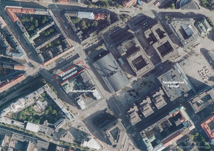 Autotalokorttelin suunnitteluvarausalue