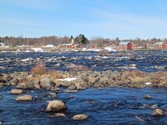 Tornionjoen Kukkolankoski 9.5.2023. Kuva: Lapin ELY-keskus