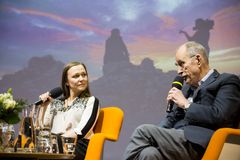 Jörn Donner och Andrea Reuter. Foto: Jakke Nikkarinen.