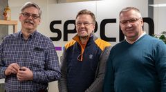 Esko Herrala, Timo Hyvärinen and Jukka Okkonen - The Specim founding fathers