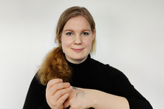 Riikka Mikkonen. Originaali. Kuva: Tiina Mikkonen