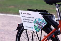 Kaupunkipyörillä pääsee liikkumaan helposti moneen kiinnostavaan kohteeseen. Kuva Hyvinkään kaupunki.