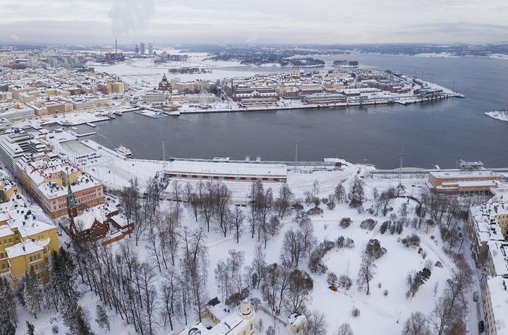 View over Makasiiniranta from Tähtitorninvuori. Photo: Ilmakuvaus Ruohonen.