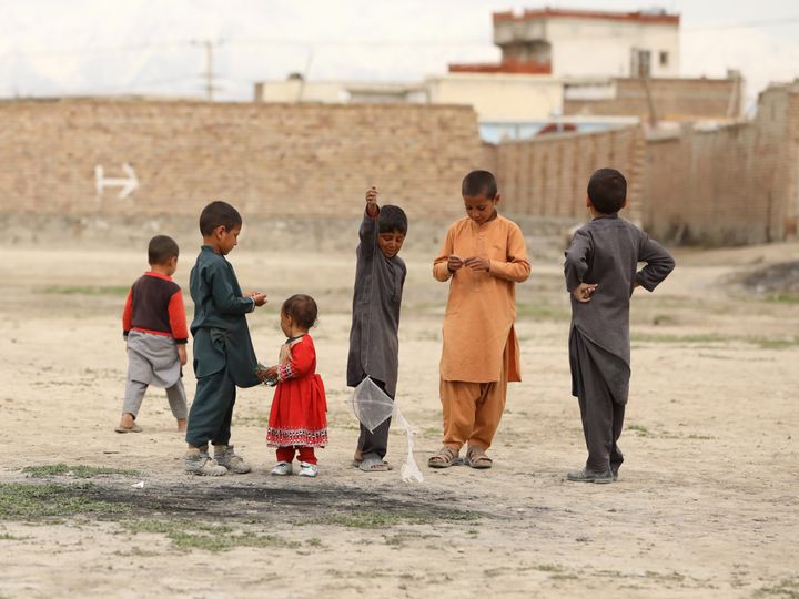 Lapsia Kabulissa vuonna 2020. Kuva: Unsplash