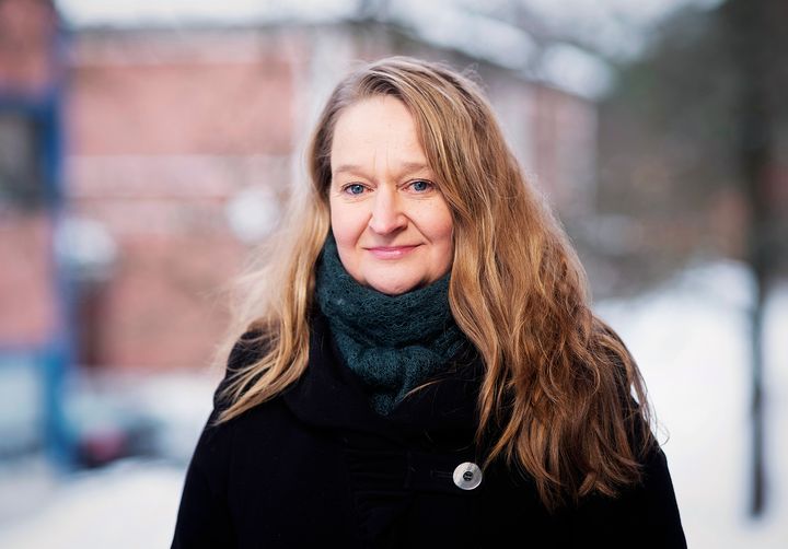 Leena Paaskoski on Jyväskylän yliopiston ensimmäinen humanistisen alan työelämäprofessori. Kuvaaja Petteri Kivimäki.