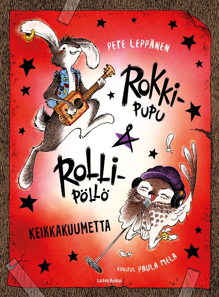 Rokki-Pupu & Rolli-Pollo Keikkakuumetta -kirjan kansi