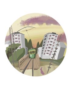 sivu 64
Tunnelmallinen kuvitus liittää raitiovaunut osaksi Helsingin historiallista maisemaa.
Kuva: Jonna Jylhä / Helsingin kaupunginmuseo
