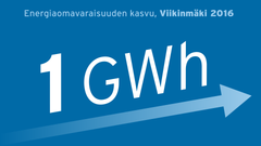Gigawattitunnin kasvu tuotantoennätykseen vastaa noin 50 sähkölämmitteisen omakotitalon vuosikulutusta. Suunta on kohti puhdistamon omavaraisuutta.