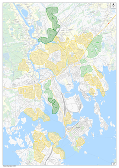 Kotkan suunnitellut rakentamisalueet vuosille 2022-2023