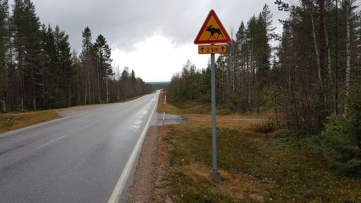 Maantie 941 Ranua-Raistakka. Kuva Pentti Keskikallio. Kuva vapaasti käytettävissä.