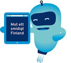 Guiden Valo hjälpar dig och ger dig råd i olika situationer samt informerar om myndighetens tjänster.