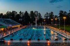 Uimastadionin kuutamouinti on 8.9. Kuva: Helsingin kaupunki