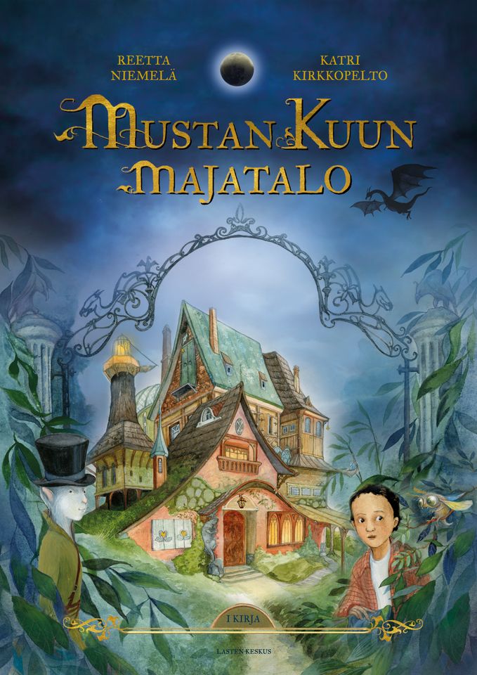 Mustan Kuun majatalo -kirjan kansi