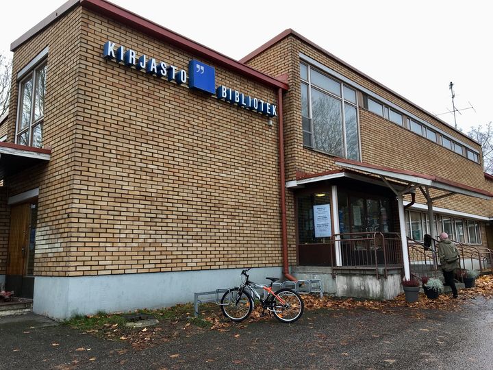 Sörda Haga bibliotek. Bild: Marjo Haatainen