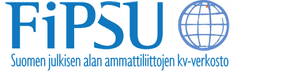 Suomen julkisen alan ammattiliittojen kv-verkosto FIPSU-logo