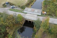 Lapuanjoen Löyhingin pumppaamo sijaitsee Lapuan Jokitien varressa. Kuva: Etelä-Pohjanmaan ELY-keskus