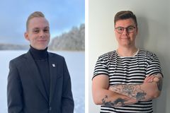 Rico Martikainen (oik.) ja Juuso Janhunen ovat ehdolla Akavan opiskelijoiden toimijoiksi.