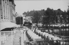 Grand Hotel Tammerin kesäterassi kesäkuussa 1934