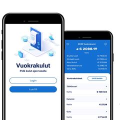 Vuokrakulut.com on helppokäyttöinen mobiiliappi.