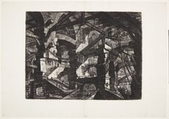 Giovanni Battista Piranesi, The gothic arch, from the series Imaginary Prisons (Carceri d'invenzione), ca. 1750.SMK, National Gallery