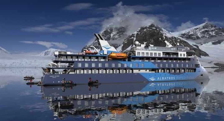 CX103 Ocean Victory - Albatros Oct19 Activity Platform Kayak and Tendering