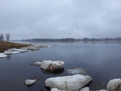 Tornionjoki on vapautunut jäistä Pellossa. Kuva: Lapin ELY-keskus, 11.5.2022.