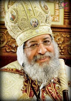 Koptien paavi Tawadros II. Kuva: The Orthodox Church Info.