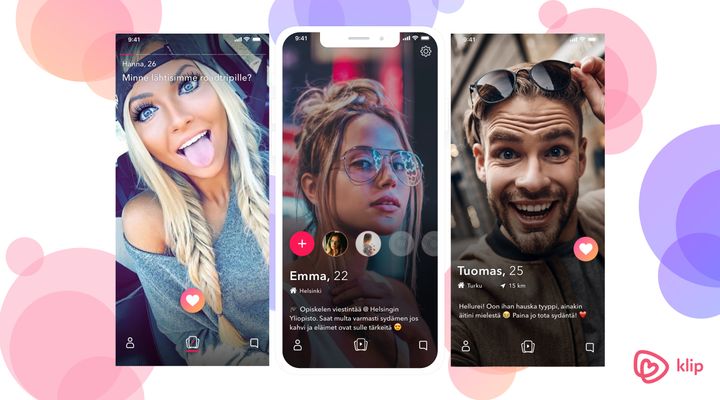 Kansainvälisille treffimarkkinoille lähtevä kotimainen videodeittisovellus Klip mahdollistaa markkinoiden ensimmäisenä deittisovelluksena käyttäjien kohtaamiset virtuaalisesti  kasvokkain.