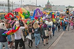 Helsinki Pride 2017. Kuva: Sofie Jokinen, Helsingin kaupungin aineistopankki.
