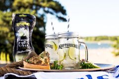 Kopparberg Frozen Fruit Cider Elderberry & Lime, Kuva: Vastavirta Oy