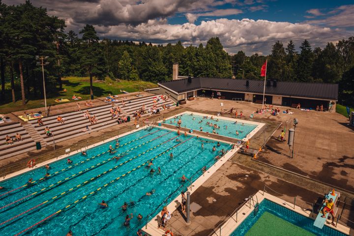 Gumtäkts friluftsbad, foto Aki Rask