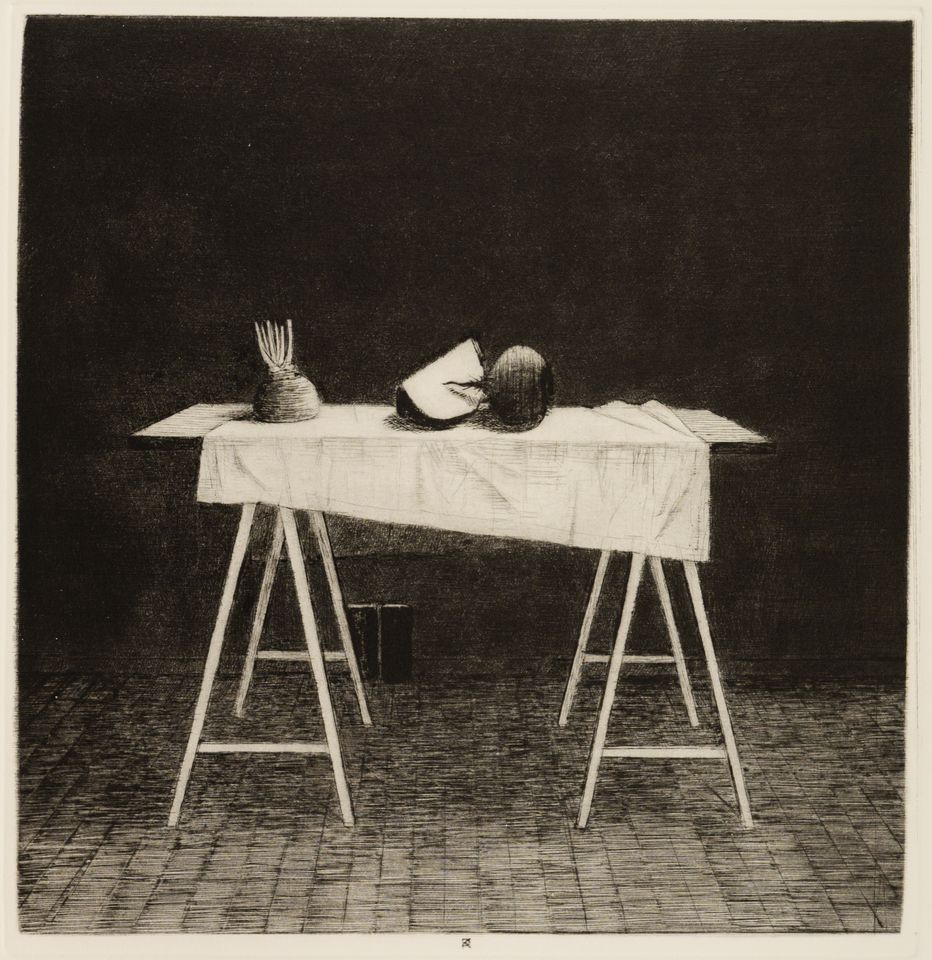 Pentti Kaskipuro, Työhuoneen pöytä, 1989.