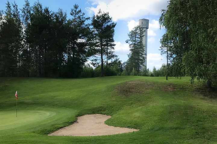 Hautalammen kaivosalueella sijaitseva, suojeltu Keretin torni. Kuva: Mari Heikkinen / Pohjois-Karjalan ELY-keskus.