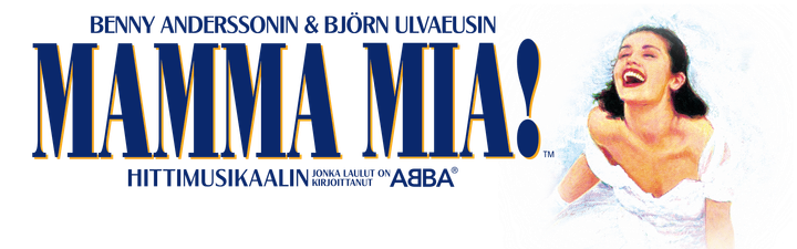 Suomenkielinen MAMMA MIA! -musikaali esitetään Messukeskuksessa Helsingissä keväällä 2018.