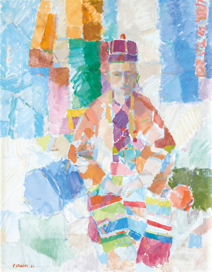 Per Stenius: Tiibettiläinen, 1966, Didrichsenin taidemuseo. Kuva: Rauno Träskelin