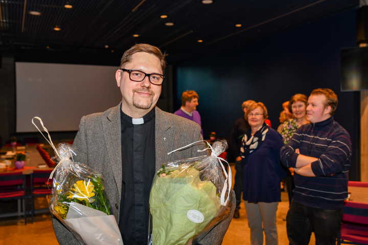 Jukka Lehti on valittu Espoonlahden seurakunnan uudeksi kirkkoherraksi. Kuva: Lauri Ilola.