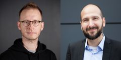 Jaakko Lehtinen on myös aktiivisesti mukana Suomen tekoälykeskus FCAI:n toiminnassa. Professori Jan Deska työskenteli ennen Aaltoa tutkijana Intiassa ja Ruotsissa ja professorina RWTH Aachenin ja Kölnin yliopistoissa Saksassa. Kuva: Matti Ahlgren ja Lasse Lecklin / Aalto-yliopisto