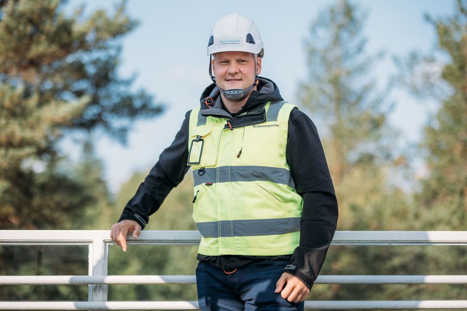 Remonttipartion toimitusjohtaja Jaakko Hartikainen