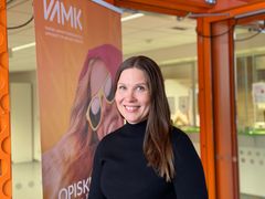 Pedagogiikan teemavuosi innosti Sanna Erosen hakemaan VAMKin koulutusjohtajan tehtävää. Kuva: Nadia Paavola