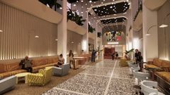Visualisering av Royal Vasa's nya lobby