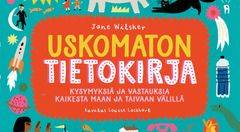 Uskomaton tietokirja on suunnattu yli 7-vuotialle. Sen hämmästyttävät faktat viihdyttävät niin lapsia kuin vanhempia.